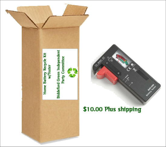 Home Battery Recycle kit 3 10 plus shipping